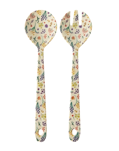 Rice - Salatbesteck - Wild Flowers Print